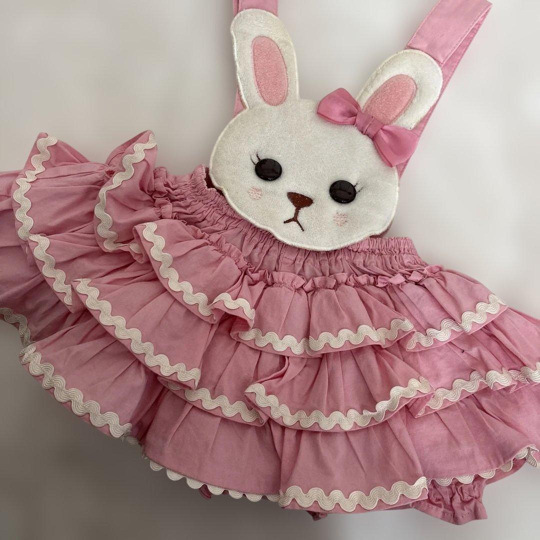 シャーリーテンプル❤︎うさぎグレコ❤︎サロペットロンパース