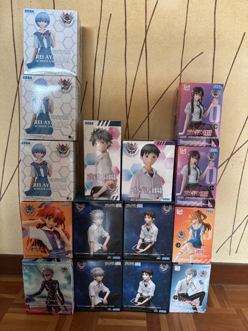 エヴァンゲリオン 新劇場版 VIGNETTEUM シンジ　カオル アスカ 10体 ヱヴァンゲリヲン新劇場版 VIGNETTEUM “シンジとカヲル”カヲルVer