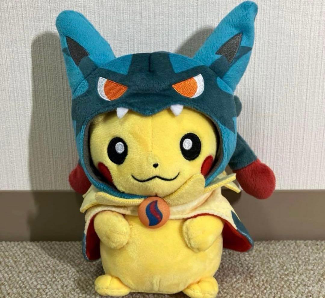 希少 ポケモンセンター ピカチュウ メガルカリオ ぬいぐるみ 公式