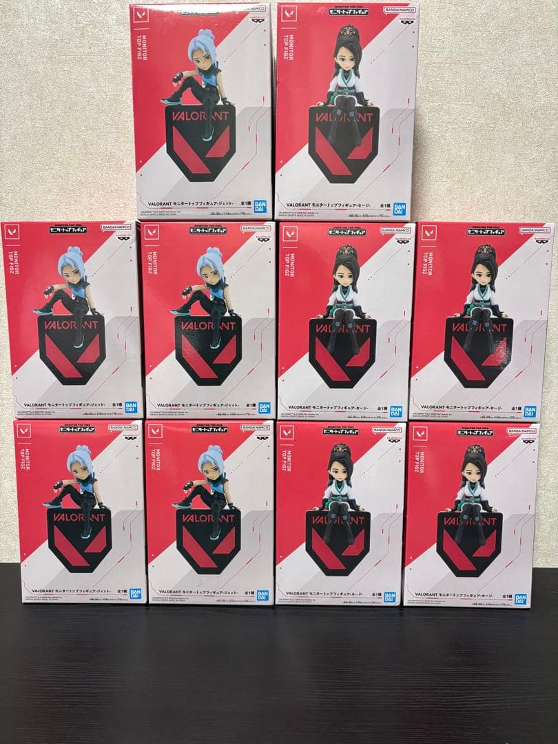 VALORANT モニタートップフィギュア-セージ・ジェット- 2種セット