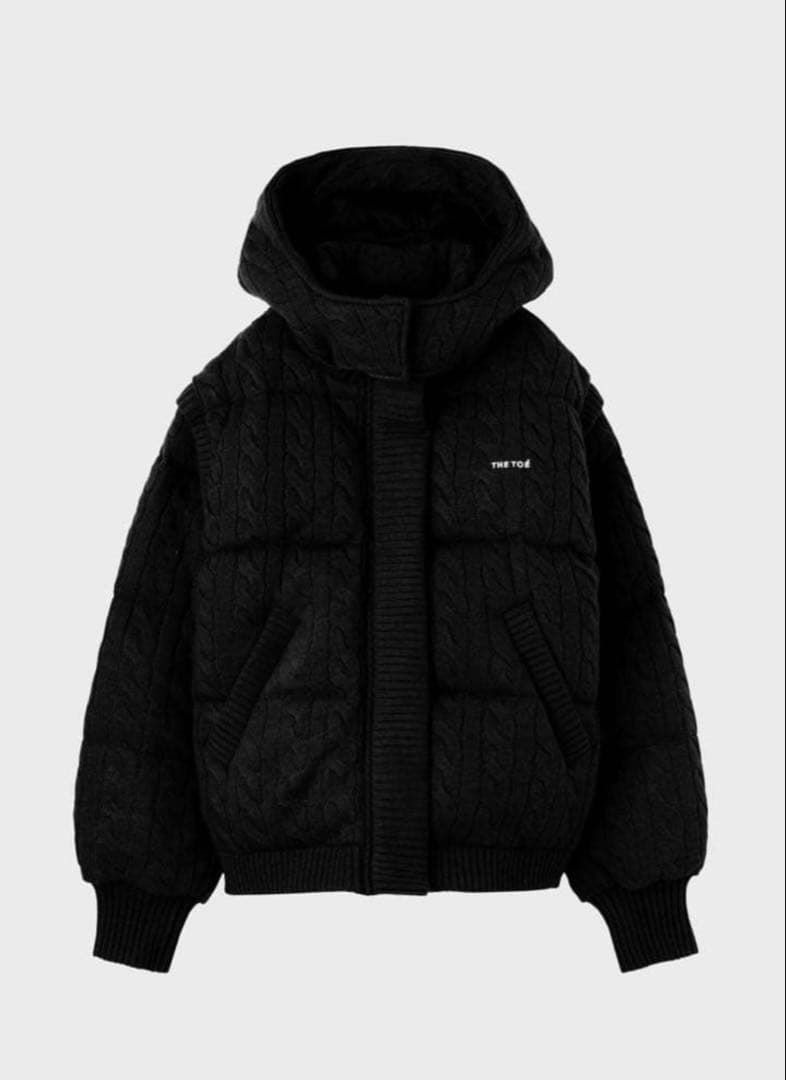 thetoe SHARD KNIT DOWN black - メルカリ