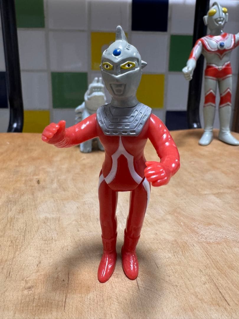 希少】真ブルマァク魂 ウルトラセブン ミニソフビ レトロ フィギュア