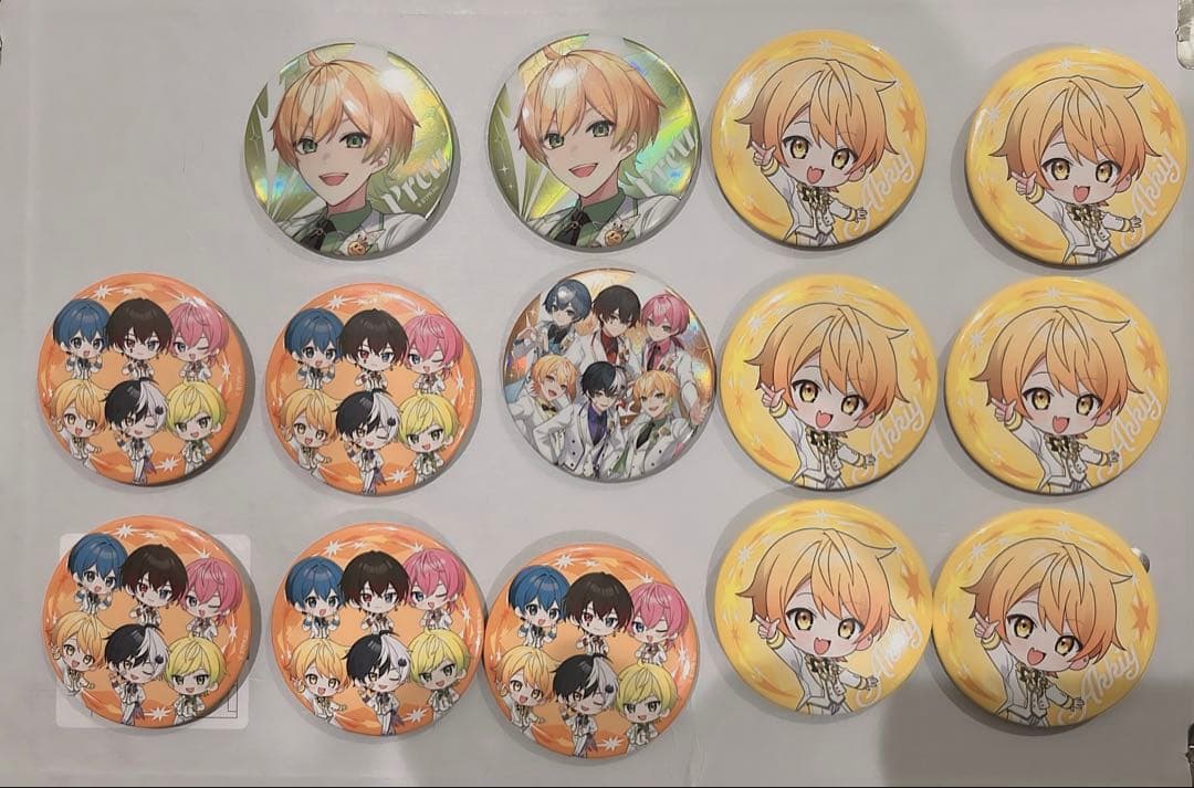 ぷりっつ 等身 あっきぃ デフォ 全員 周年 缶バッジ