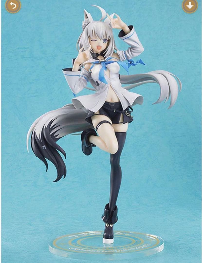 白上フブキ 1/7スケールフィギュア 2019年 ルミナスボックス