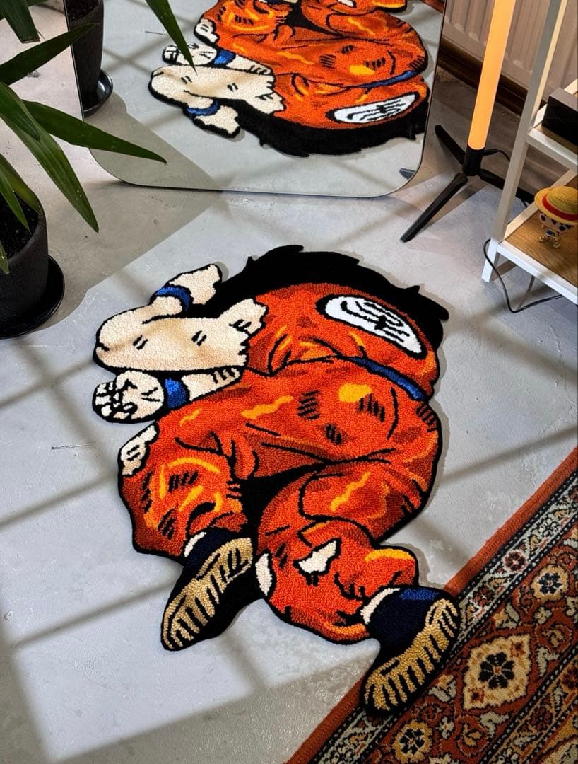 ドラゴンボール 海外作家 タフティングラグ
