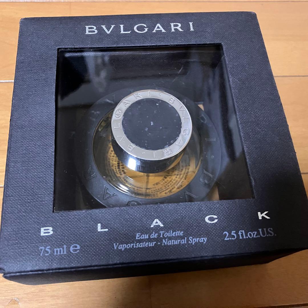希少 BVLGARI BLACK ブルガリ ブラック75ml 廃盤レア香水 箱付