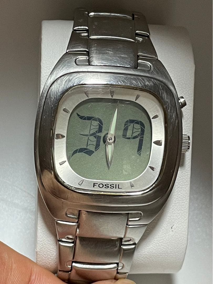 純正ベルト Fossil big tic watch 時計 フォッシル - メルカリ