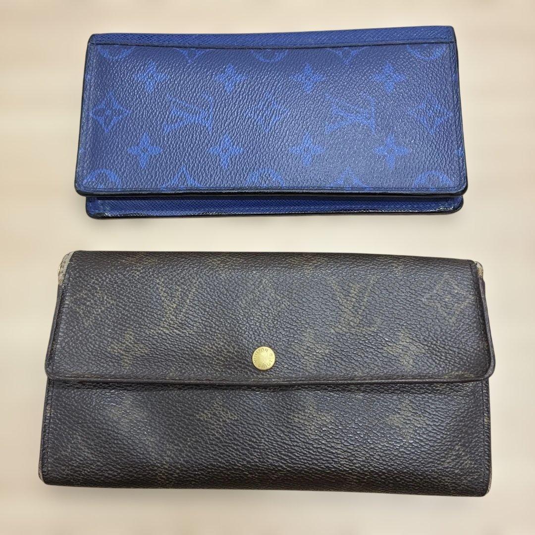 ルイヴィトン　モノグラムレザー長財布　2個セット