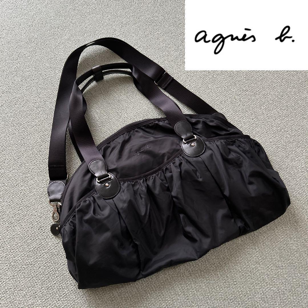 【お値下げ】未使用 美品 agnes b. アニエスベー ボストン ショルダー