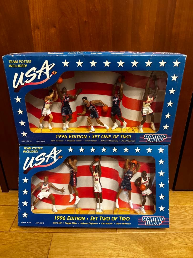 USA バスケットボールフィギュアセット 1996年版