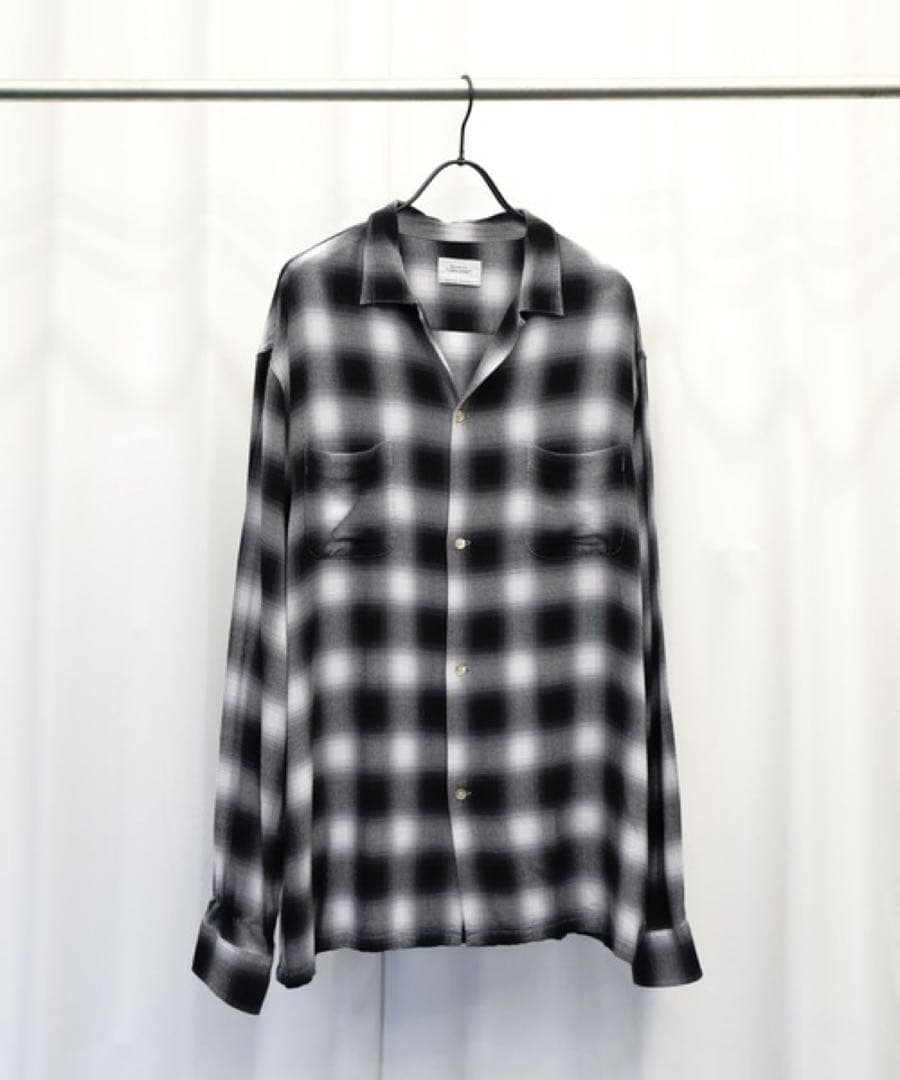 タウンクラフト 60S オンブレチェック ループカラーシャツ
