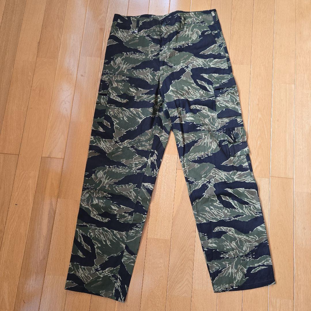 1960年代　タイガーストライプJWD　パンツ　US-M　デッドストック