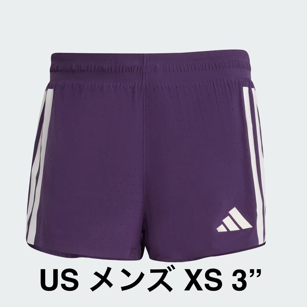 Adidas Adizero ランニングショーツ XS 3\
