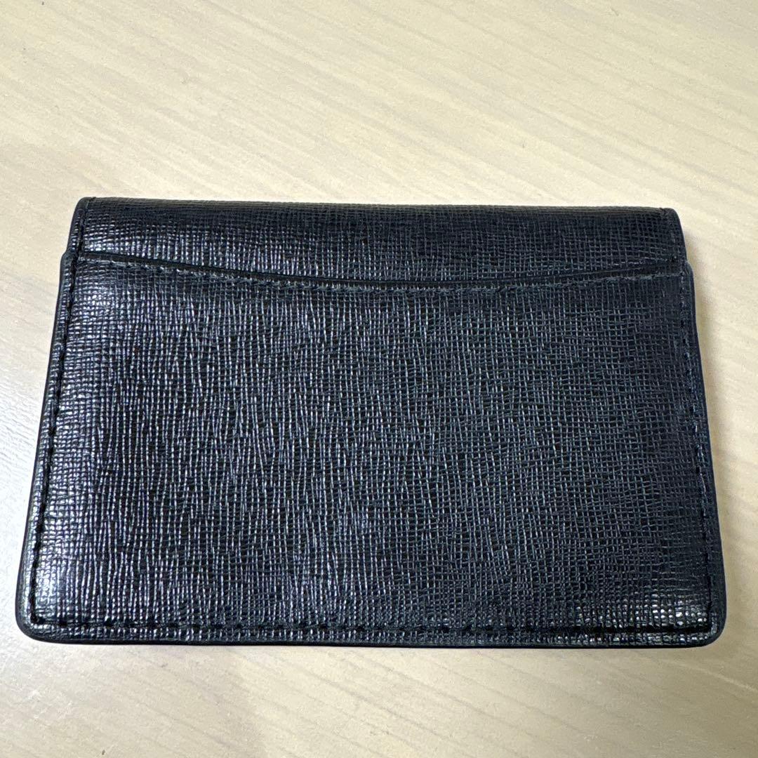 FURLA ブラック 名刺入れ - メルカリ