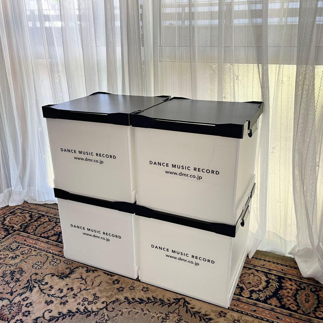 DMR レコードコンテナ 【ホワイト】 4個