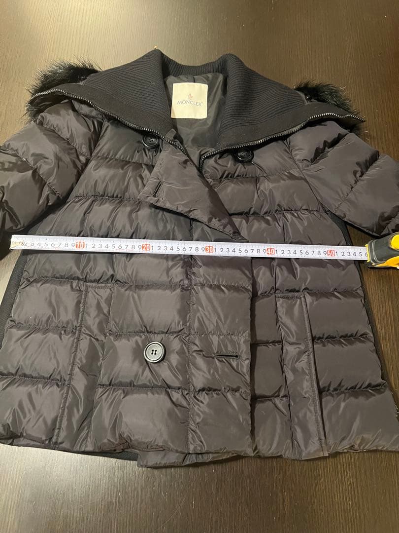 モンクレール リアルファーウールコンビダウンジャケット - メルカリ