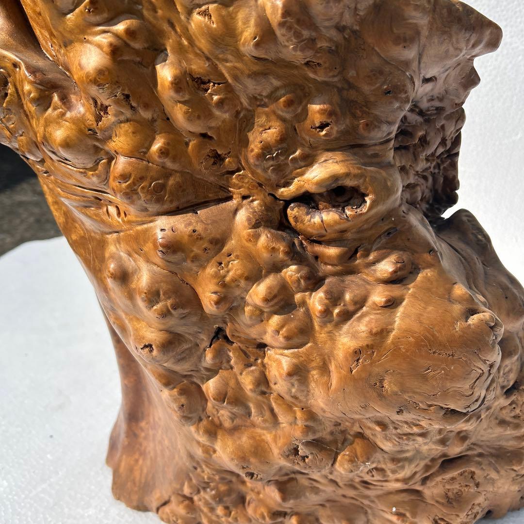 木製達磨太子像 彫刻 60センチ 木の節彫刻 - メルカリ