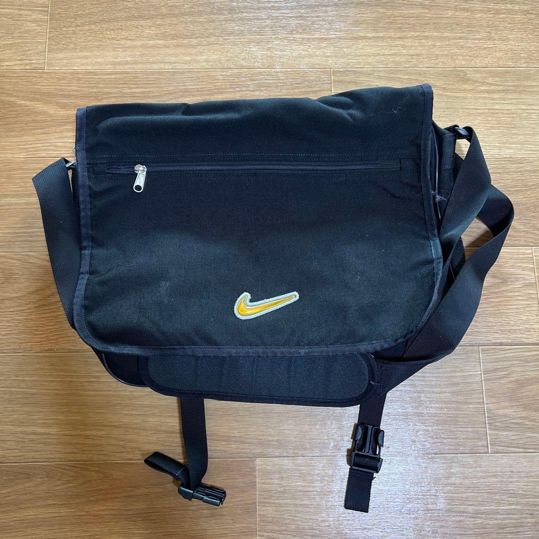 90s NIKE ナイキ ショルダーバッグ メッセンジャーバッグ ブラック