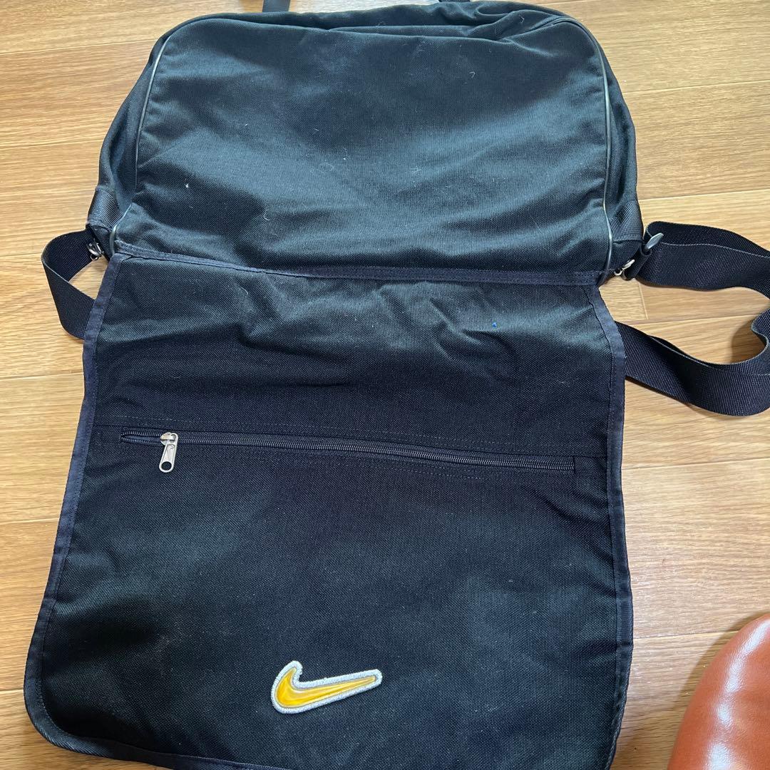 90s NIKE ナイキ ショルダーバッグ メッセンジャーバッグ ブラック