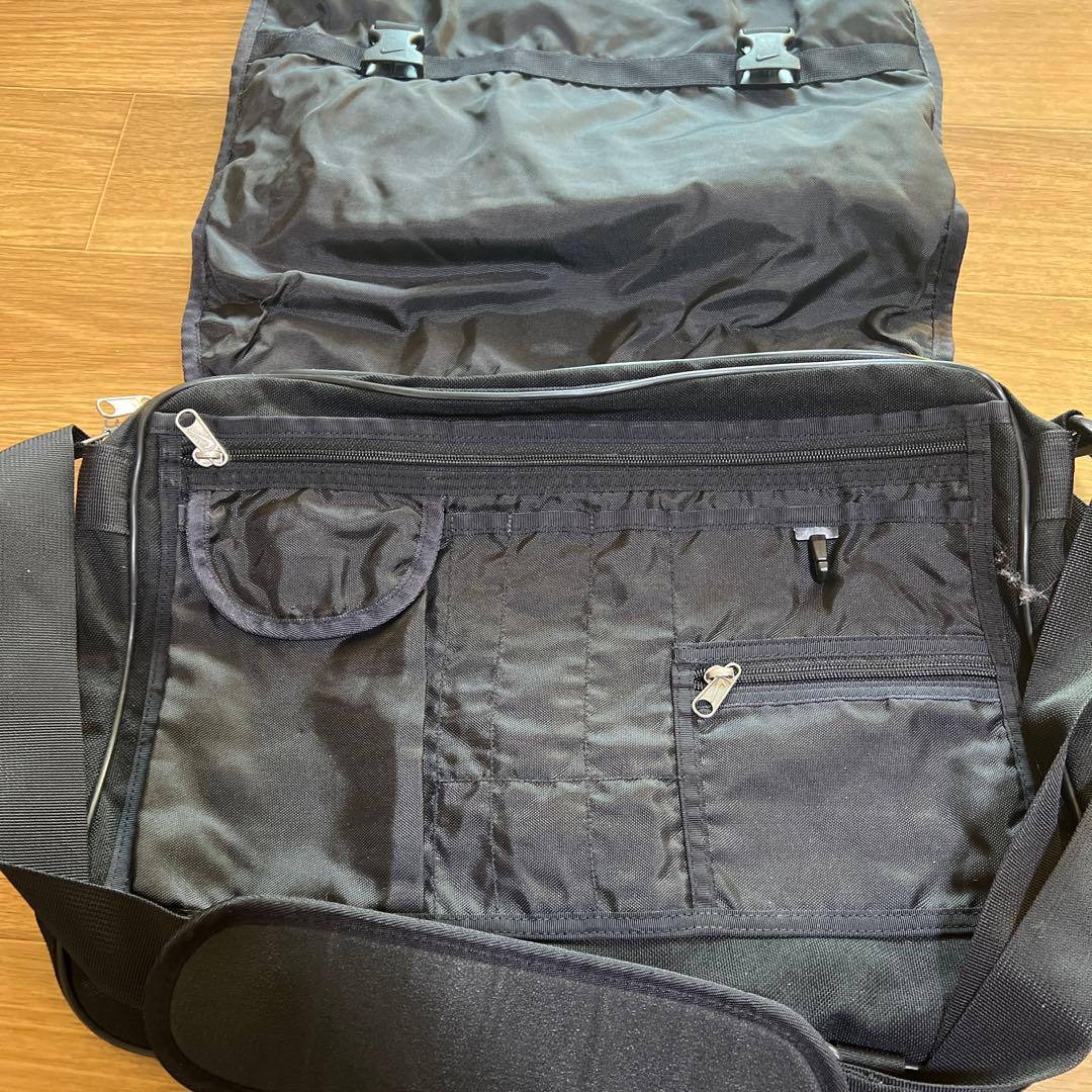 90s NIKE ナイキ ショルダーバッグ メッセンジャーバッグ ブラック
