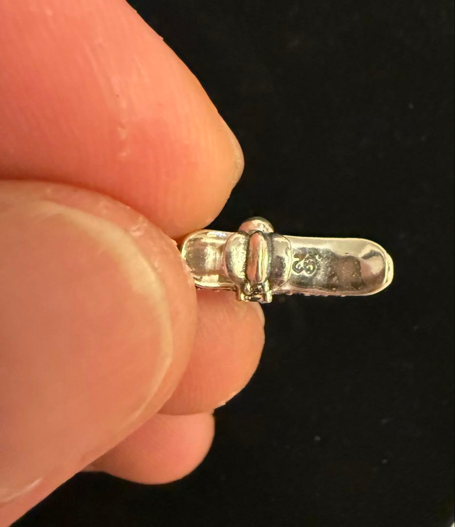 シルバー925クロスモチーフ フィガロネックレス 60cm 19.6g