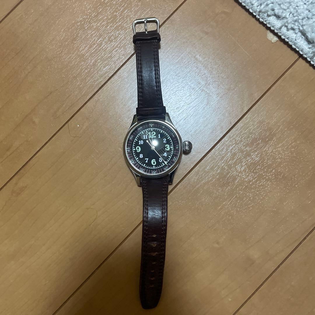 日本海軍　航空隊　天測時計　中田商店