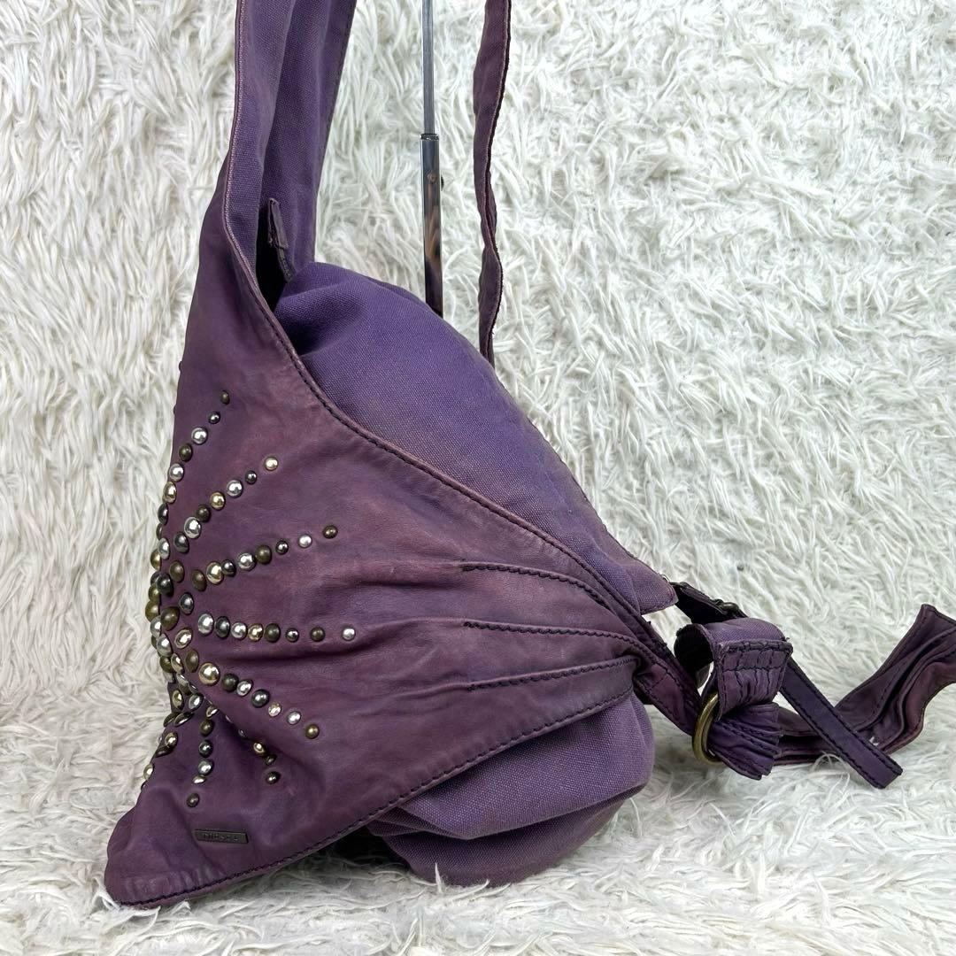 バッグ Archive DIESEL studs leather shoulderbag