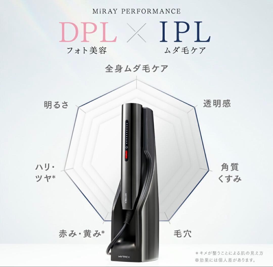 MYTREX MiRAY 脱毛器 美肌ケア　DPL IPL