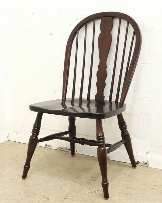 展示品！【北海道民芸家具】HM266・ウィンザーチェア②◆樺材・椅子 楽天市場】北海道民芸家具 ダイニングチェア 木製 ダイニングチェアー