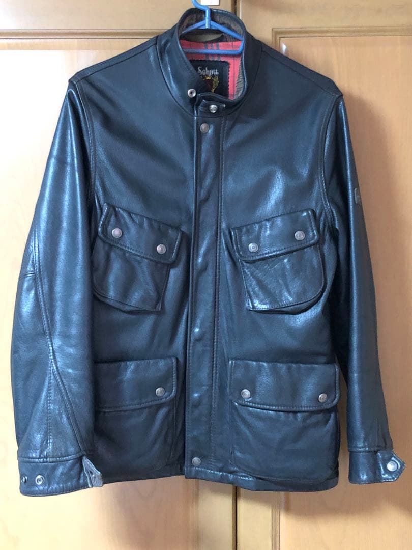 【レア】schott M65 フィールドジャケット　山羊革　サイズM