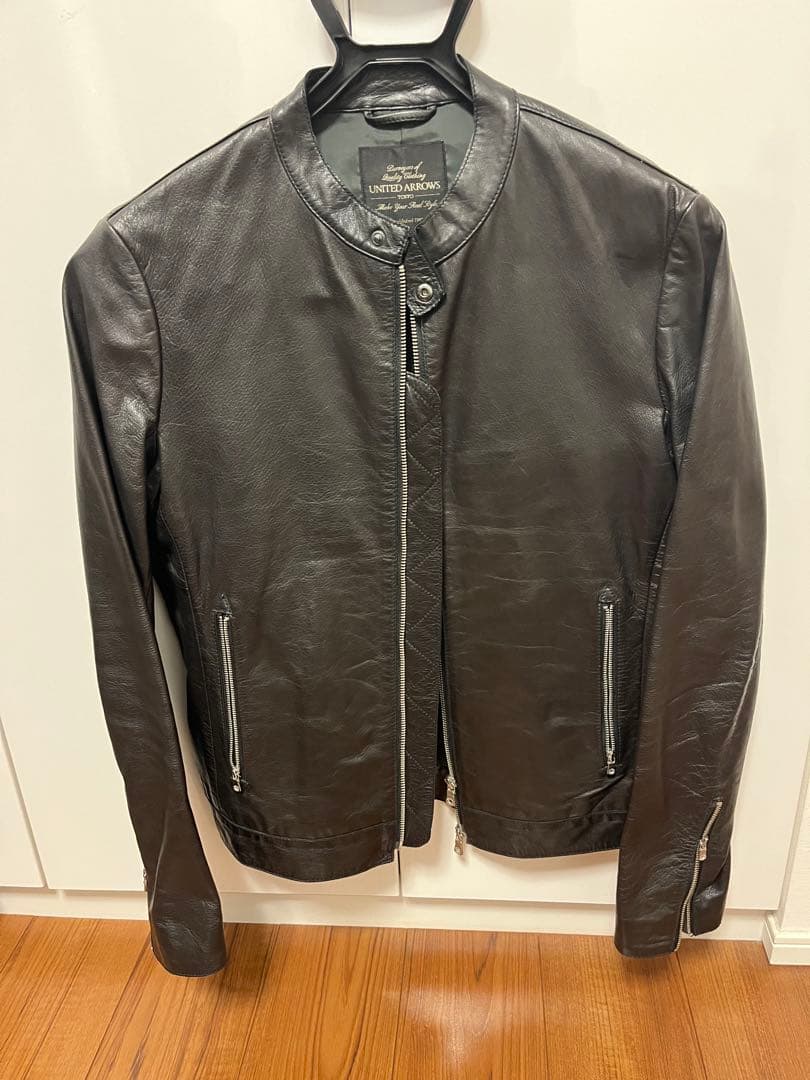 UNITED ARROWS ユナイテッドアローズ レザージャケット BEAUTY＆YOUTH UNITED ARROWS コート ジャケット セミベジタブル