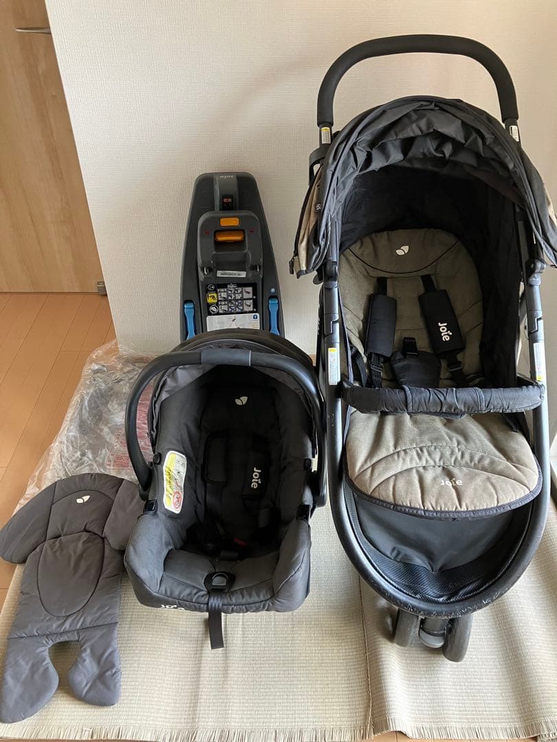 ①Joie トラベルシステム 3点セット ベビーカー チャイルドシート