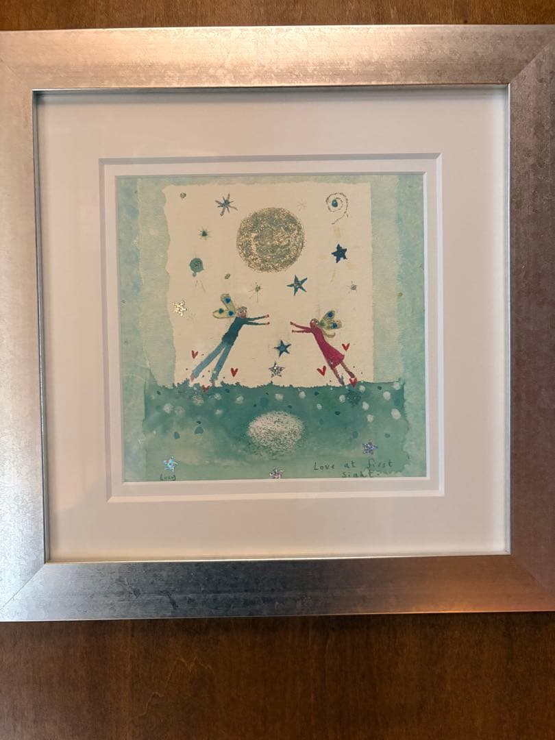 ルーシー・ラブハートLove at first sight 水彩画