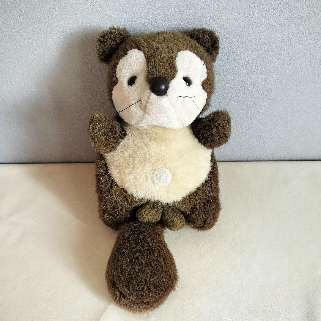 たぬきぬいぐるみ 昭和レトロ 平成 匿名配送 狸 昔懐かしい 古い 当時