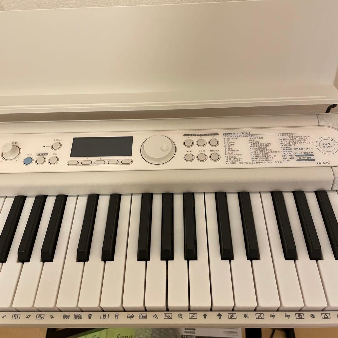 美品】CASIO LK-520 電子キーボード - メルカリ