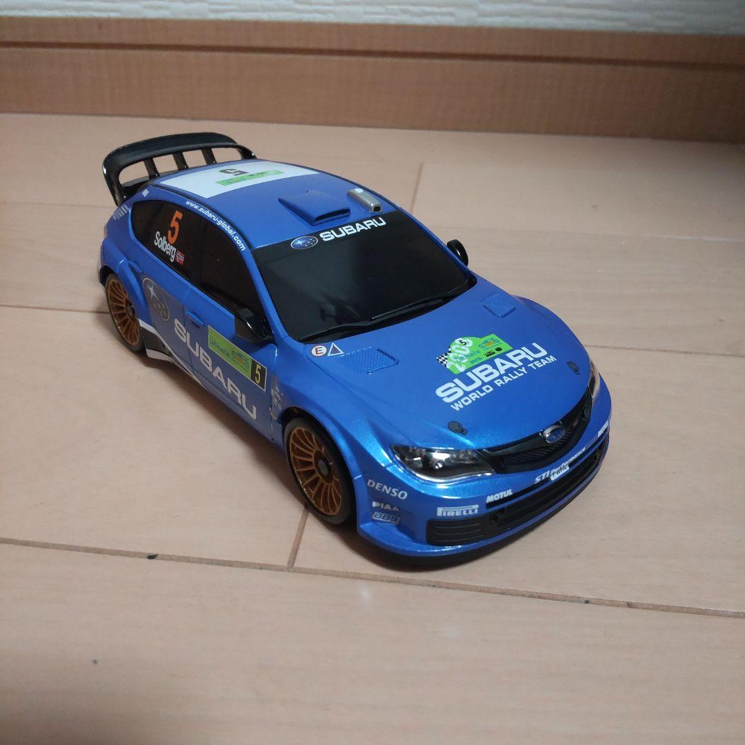 京商ミニッツAWDインプレッサ2008ボディ付き美品 ミニッツAWD スバル インプレッサ WRC 2008 レディセット【32657WR
