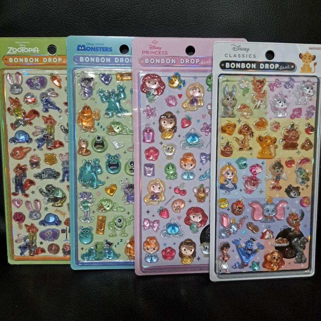 ボンボンドロップシール ディズニープリンセス
