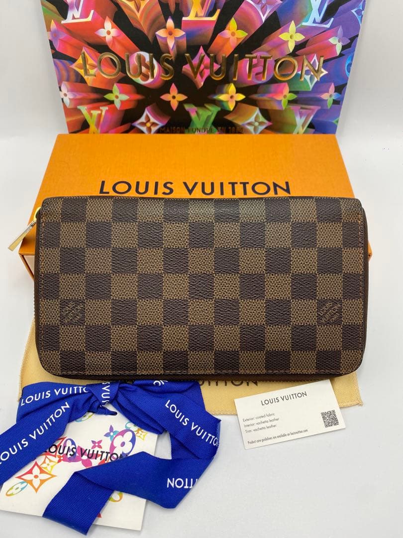 ✨極美品✨ ルイヴィトン　ジッピーオーガナイザー　ウォレット　ダミエ　長財布