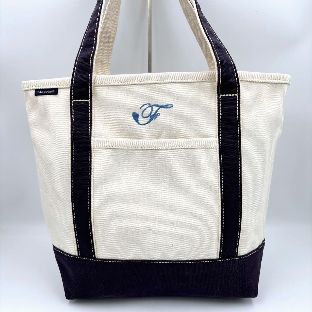 LANDS' END ランズエンド ナチュラル トートバッグ男女兼用 - メルカリ