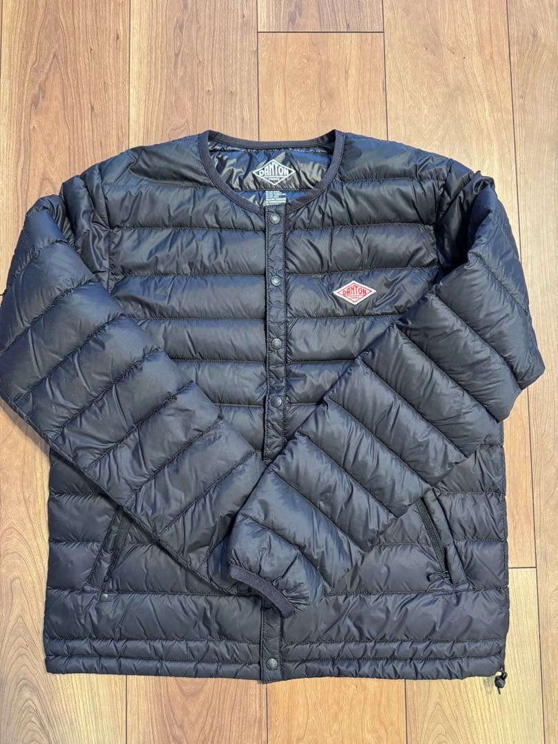 DANTON ダウンジャケット ブラック 36