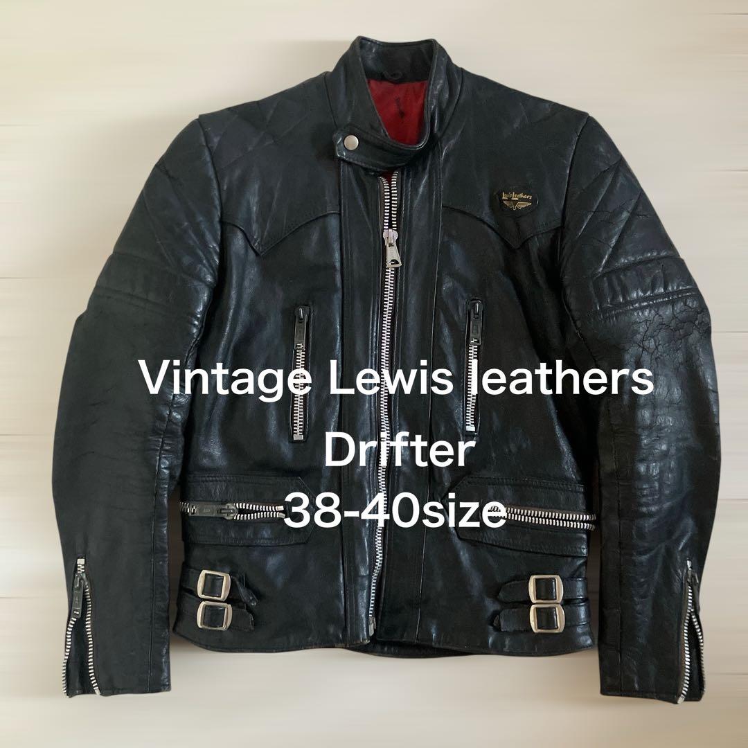 レア ルイスレザー 70s ドリフター drifter 38-40 黒 - メルカリ