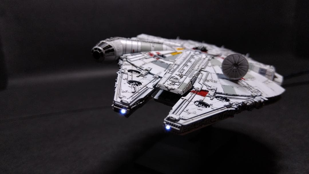 ミレニアムファルコン MF 電飾改修 　完成品 ビークルモデル　1/350
