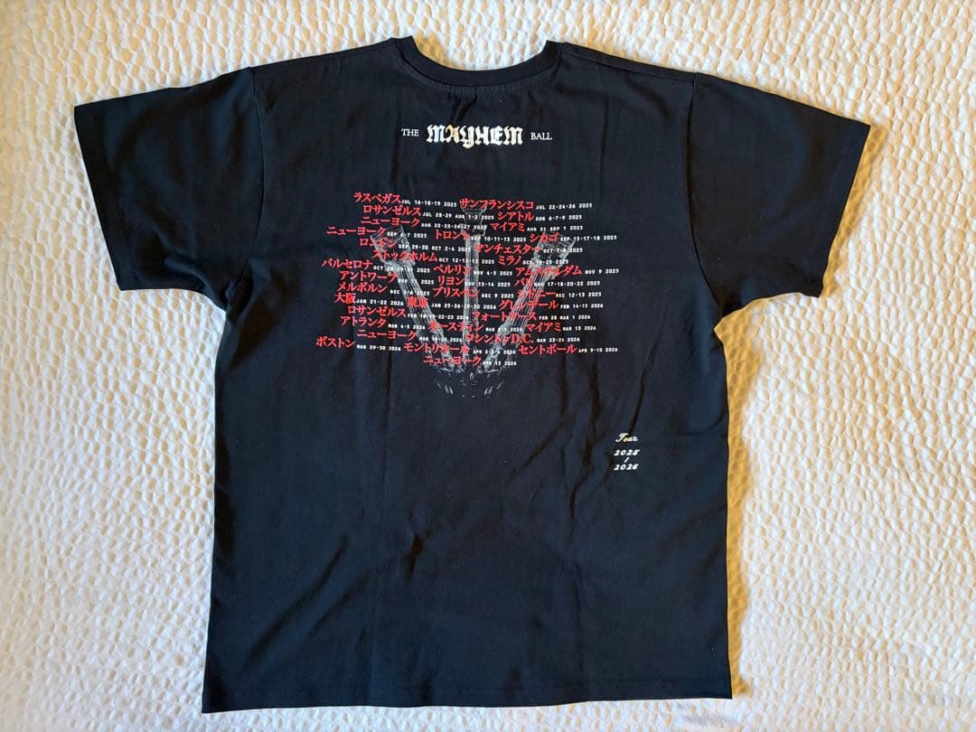 日本限定】Lady Gaga MAYHEM Ball 踊るか死ぬかTシャツ M - メルカリ