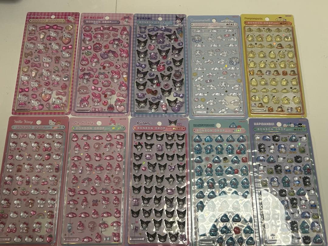 【正規品】ボンボンドロップシールサンリオ10枚セット