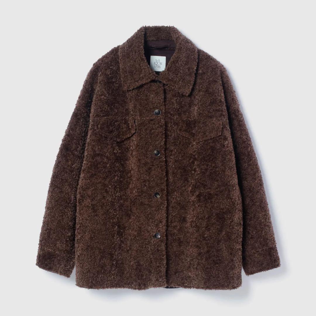 searoomlynn BOAスエードオーバーシャツジャケット S - メルカリ