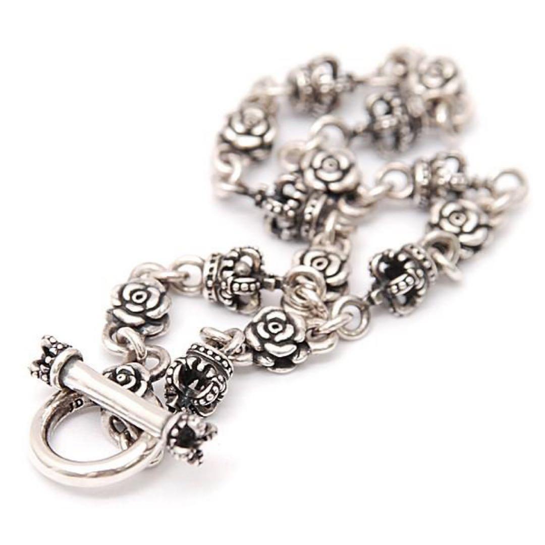 y*u様 Justin Davis SBJ211 ローズクラウンブレス ブレスレ Justin Davis - 定価15.4万☆Justin Davis クラウンブレスレット（S