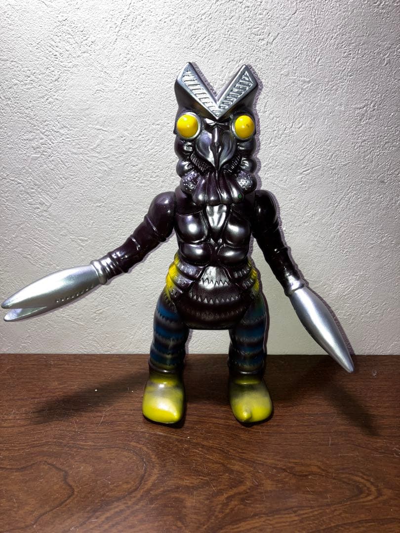 ハイパーホビー誌限定　ブルマァク　バルタン星人　ソフビ人形　マルサン　ポピー ブルマァク／バルタン星人（サイン会特別販売品）はしもと玩具店限定