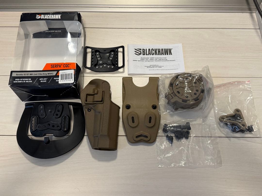 (実物)BLACKHAWK Serpa CQCホルスター Beretta M9