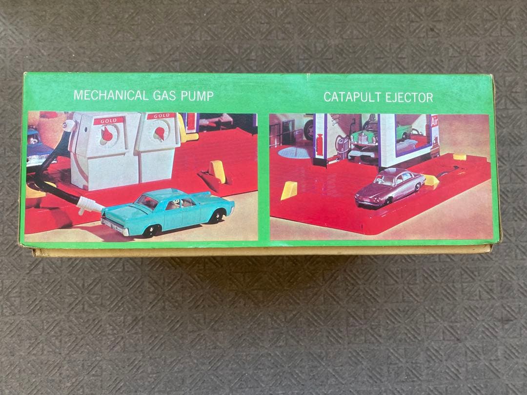 昭和レトロ トミー ミニカーワールドシリーズ サービスステーション