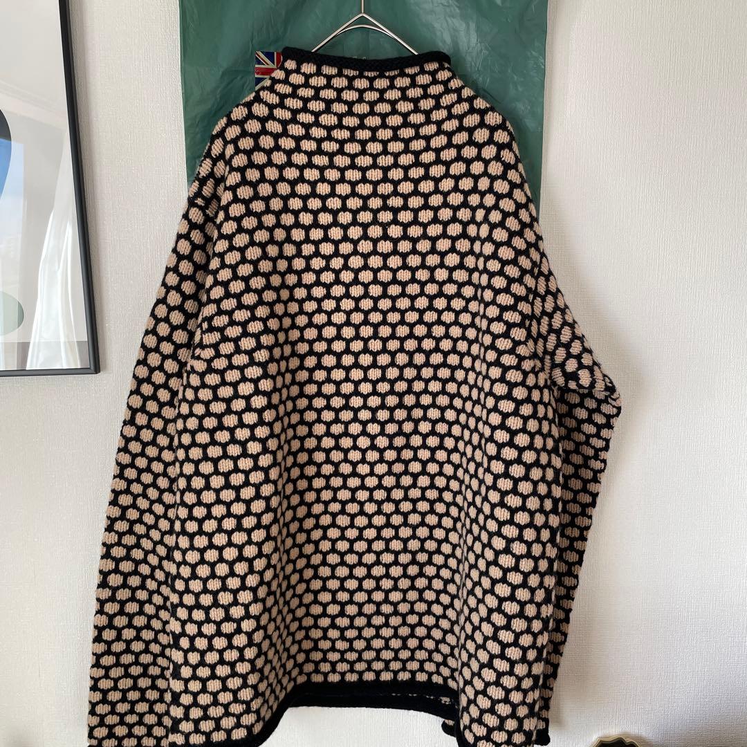 90s ヴィンテージ JCREW 巨人タグ ハンドニット 希少柄 - メルカリ